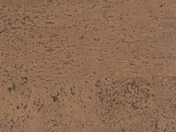 Korkboden TRECOR® CLASSIC Klebekork MERIDA Stärke: 4 mm, Oberfläche: ROH - Farbe: Braunrot