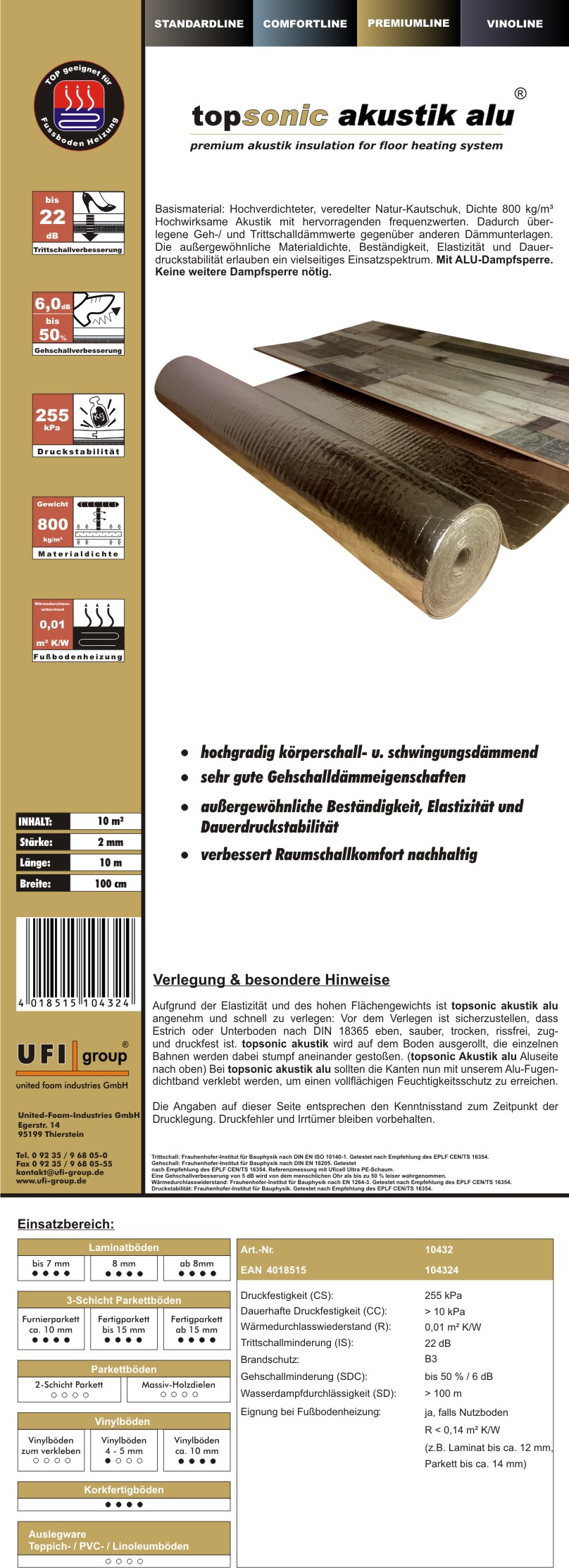 Topsonic-2mm-ALU-Einleger
