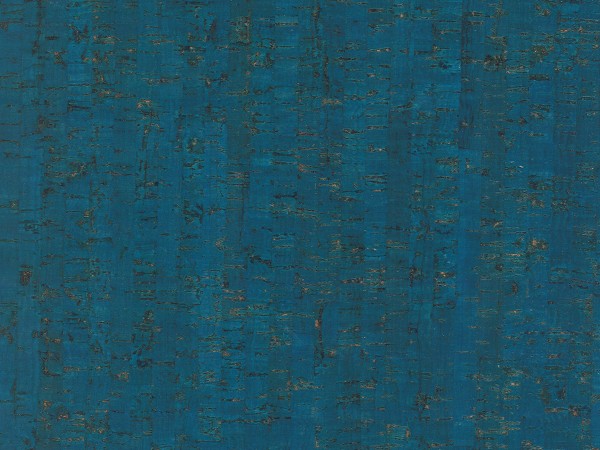 Korkboden TRECOR® CLASSIC Klebekork MAZARA Stärke: 4 mm, Oberfläche: ROH - Farbe: Signalblau