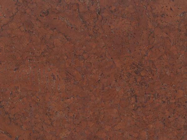 Korkboden TRECOR® CLASSIC Klebekork VARESE Stärke: 4 mm, Oberfläche: ROH - Farbe: Mahagonibraun