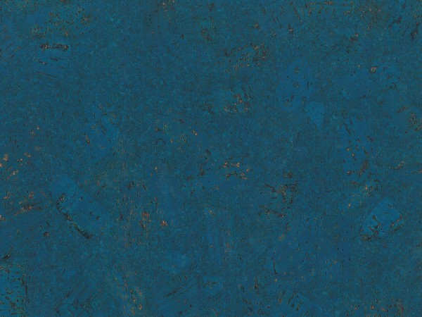 TRECOR® Korkboden mit Klicksystem FORTI Korkfertigparkett - 10,5 mm Stark - Farbe: Signalblau