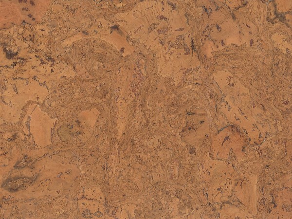 Korkboden TRECOR® CLASSIC Klebekork FRAMENTO Stärke: 4 mm, Oberfläche: ROH - Farbe: Orange